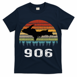 Upper Peninsula Michigan Mi Up Retro 906 Yooper T-Shirt