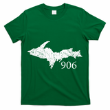 Upper Peninsula UP 906 Yooper Pride Michigan Roots T-Shirt