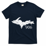 Upper Peninsula UP 906 Yooper Pride Michigan Roots T-Shirt
