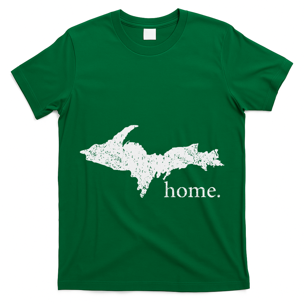 Upper Peninsula Up Home Yooper Pride Michigan Roots T-Shirt
