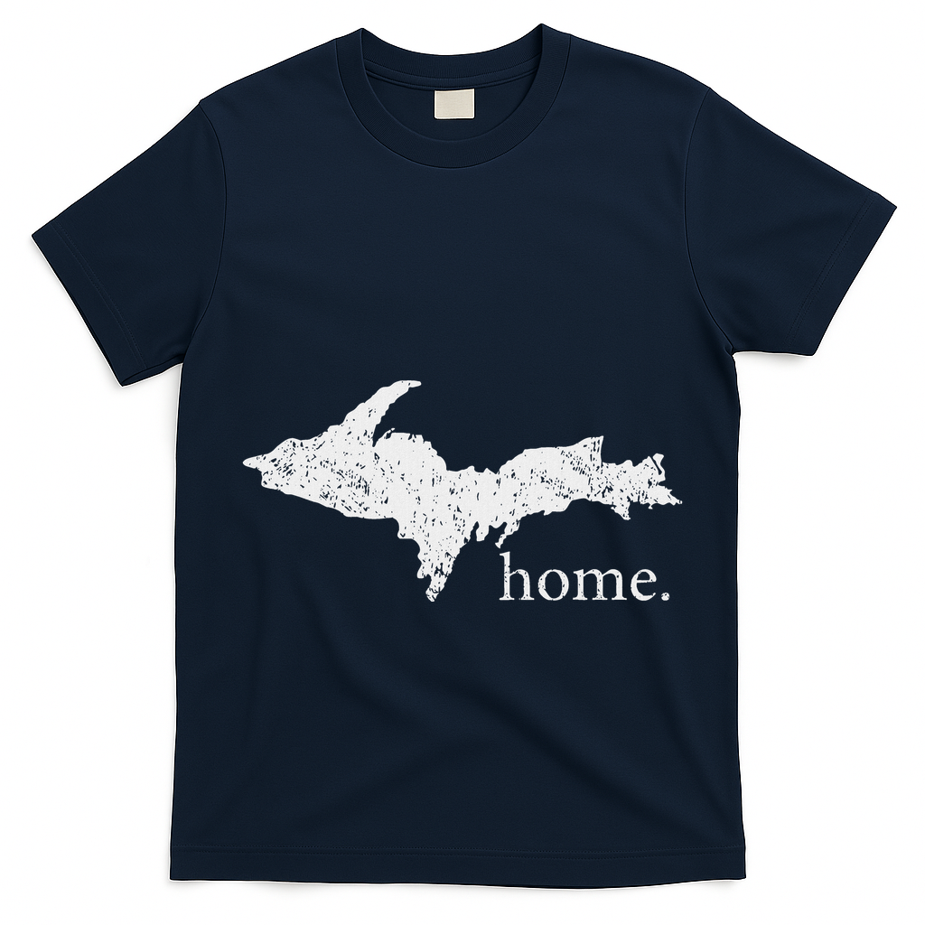 Upper Peninsula Up Home Yooper Pride Michigan Roots T-Shirt