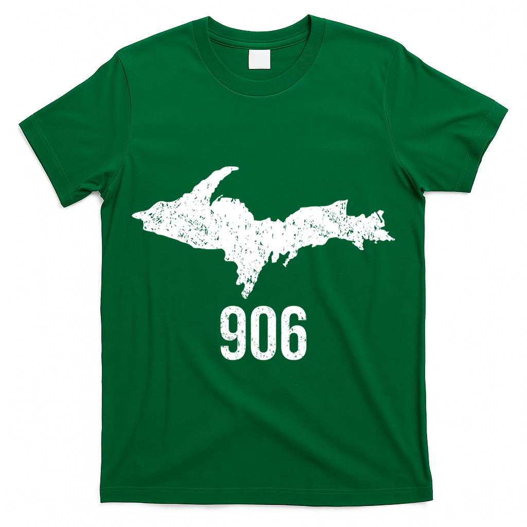 Upper Peninsula Up 906 Yooper Pride Michigan Roots Gift T-Shirt