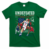 Undefeated Since 1776 Basketball USA T-Shirt - Irish Green