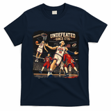 Undefeated Since 1776 Basketball Vintage USA T-Shirt - Navy Blue