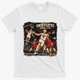 Undefeated Since 1776 Basketball Vintage USA T-Shirt - White