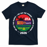 UTLA SEIU AALA Labor Movement T-Shirt - Navy