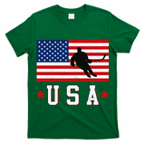 USA Hockey Winter Sports Games T-Shirt