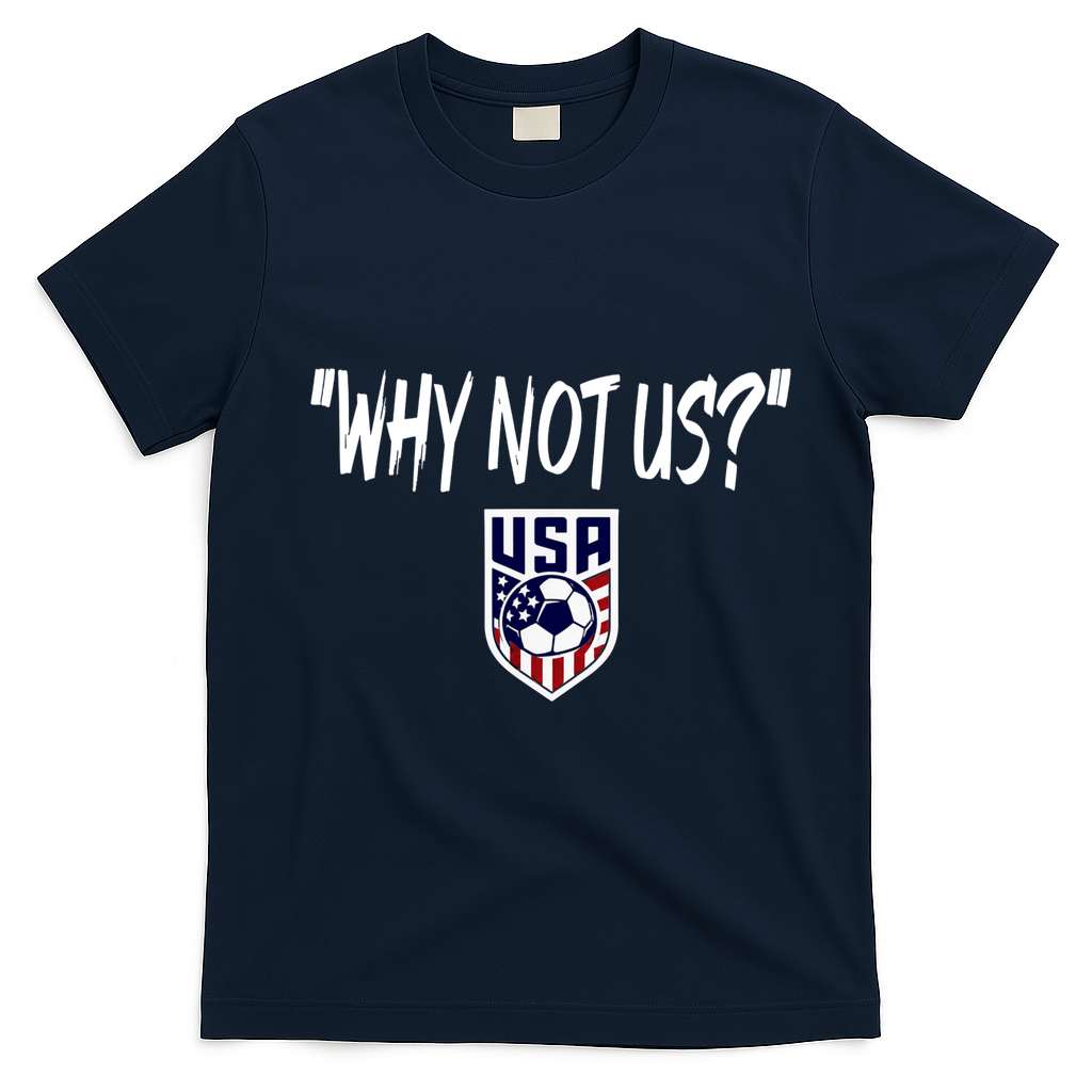 U.S. Soccer USA Why Not Us T-Shirt - Navy Blue