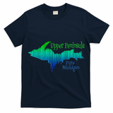 Up Upper Peninsula Michigan Ombre Yoopers 906 T-Shirt