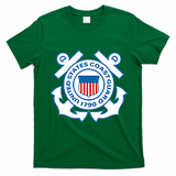 Us United States Coast Guard T-Shirt - Irish Green