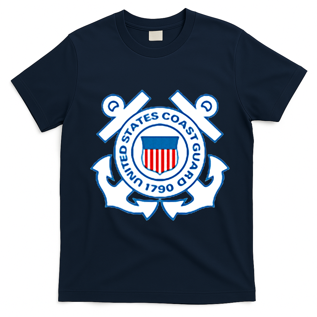 Us United States Coast Guard T-Shirt - Navy Blue
