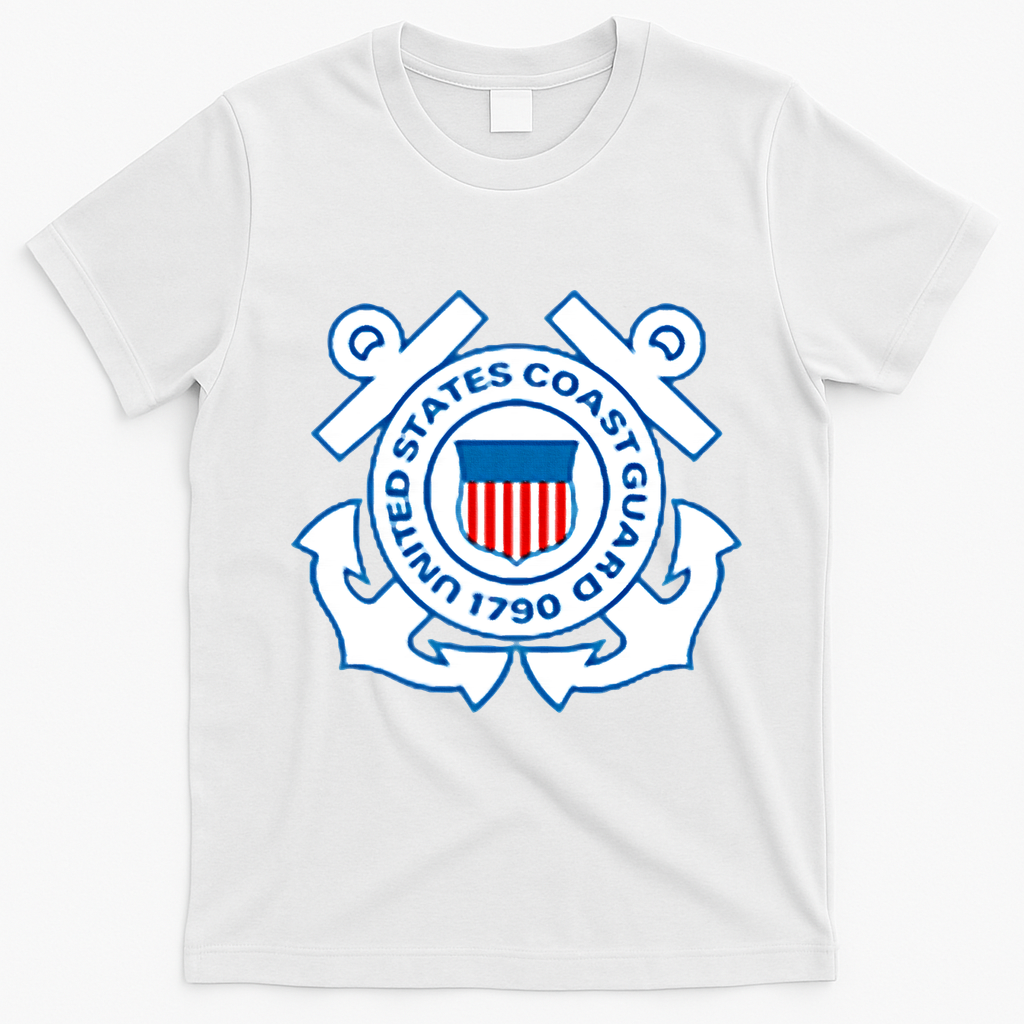 Us United States Coast Guard T-Shirt - White
