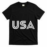 Usa Vintage Patriotic Logo T-Shirt