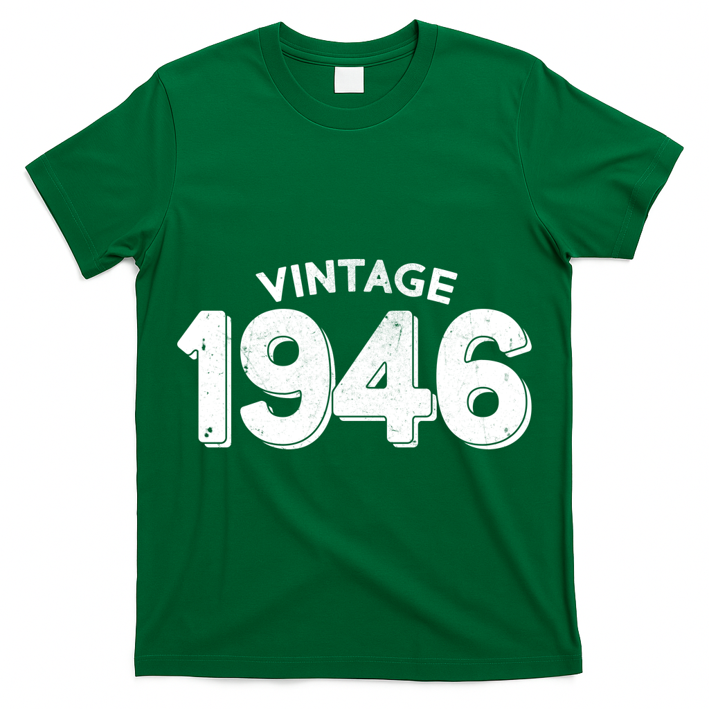 Vintage 1946 Celebrate 80th Birthday T-Shirt