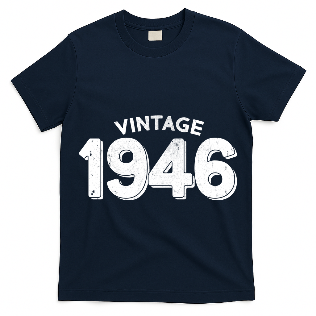 Vintage 1946 Celebrate 80th Birthday T-Shirt