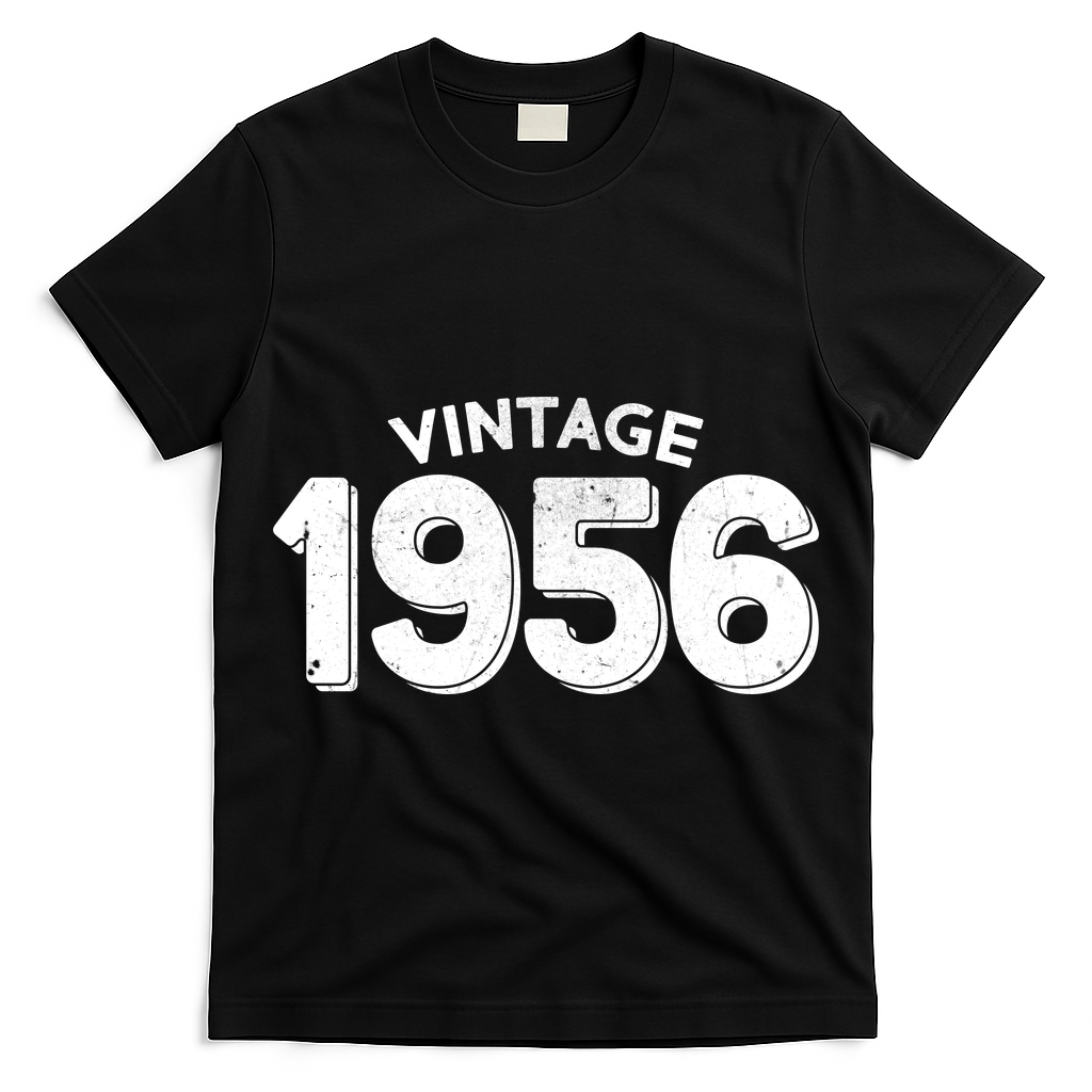 Vintage 1956 Celebrate 70th Birthday T-Shirt