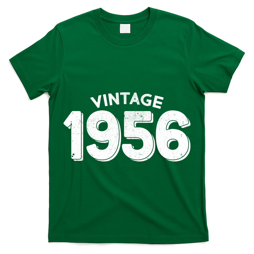 Vintage 1956 Celebrate 70th Birthday T-Shirt