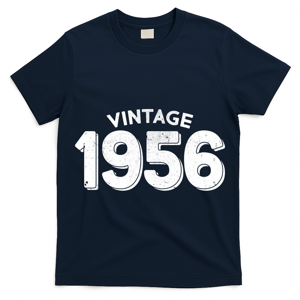 Vintage 1956 Celebrate 70th Birthday T-Shirt