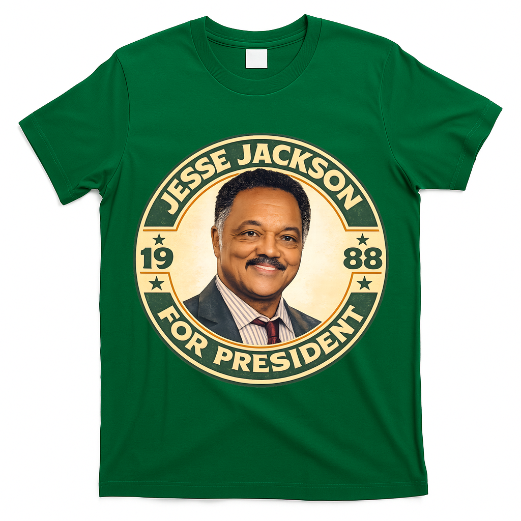 Vintage 1988 Jesse Jackson For President T-Shirt