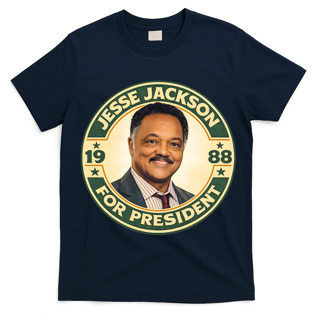 Vintage 1988 Jesse Jackson For President T-Shirt