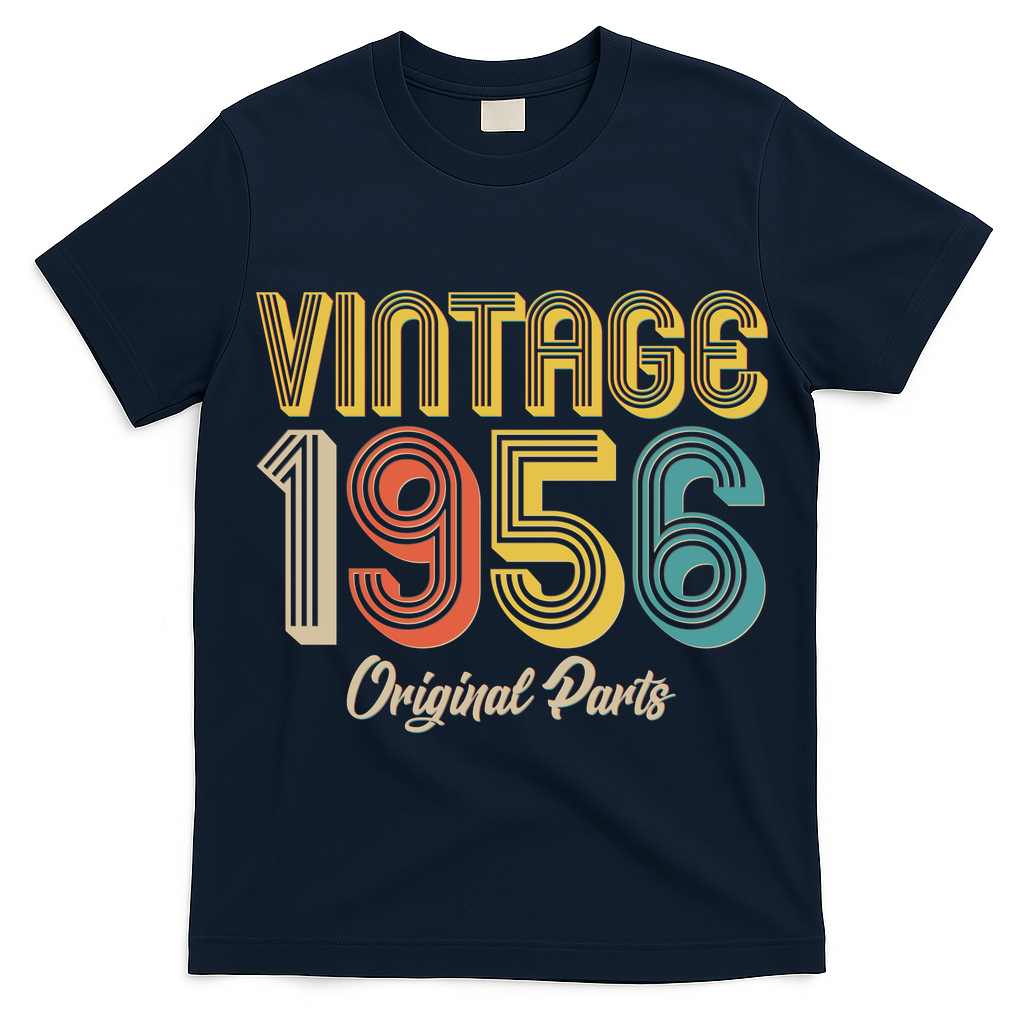 Vintage 1956 Original Parts Retro 70th Birthday  T-Shirt