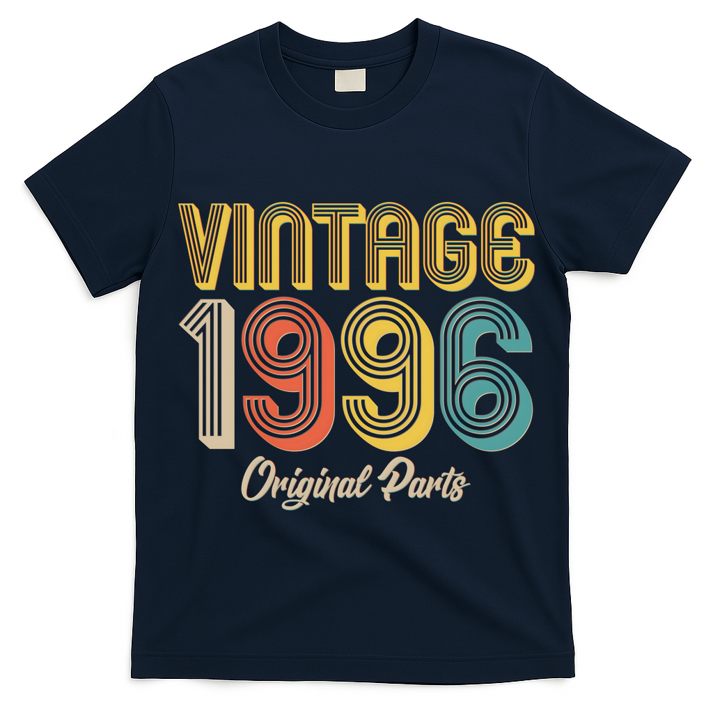 Vintage 1996 Original Parts Retro 30th Birthday  T-Shirt