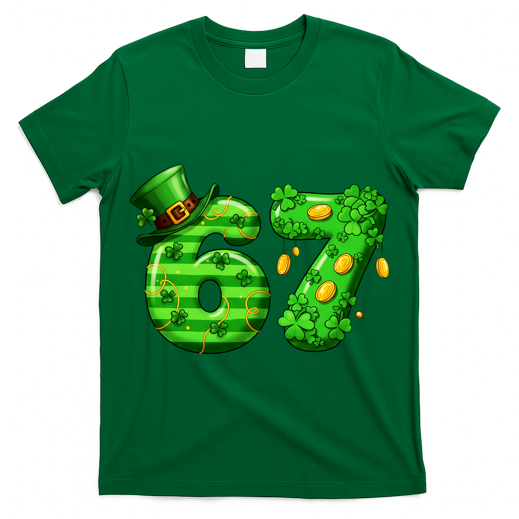 Viral 67 St Patrick's Day 6-7 Meme Irish T-Shirt
