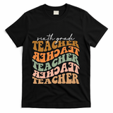Vintage Autumn Foliage Appreciation for 6th Grade Educators T-Shirt - Black