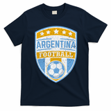 Vintage Argentina Football Soccer T-Shirt - Navy Blue