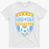 Vintage Argentina Football Soccer T-Shirt - White