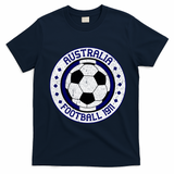 Vintage Australia Football 1911 Soccer Apparel T-Shirt - Navy Blue