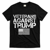 Veterans Against Trump  T-Shirt - Black