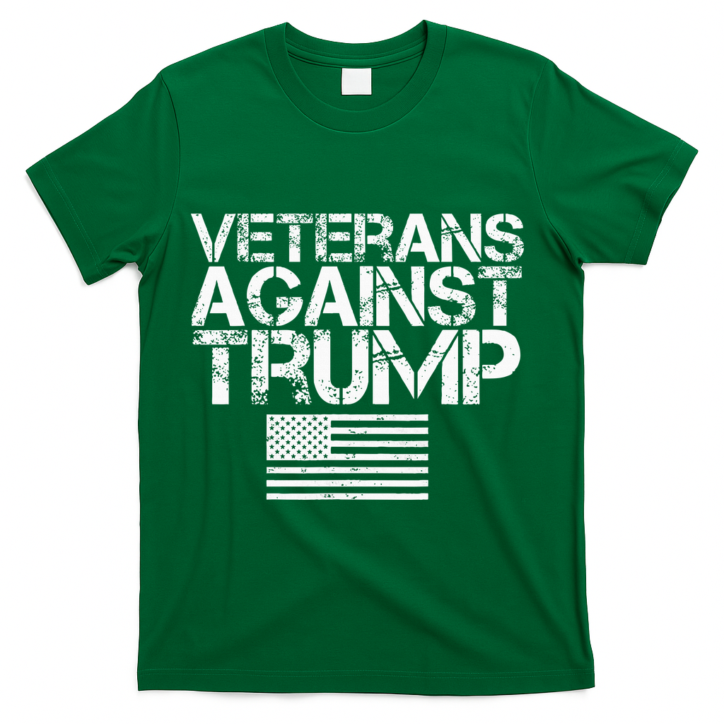 Veterans Against Trump  T-Shirt - Green