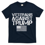 Veterans Against Trump  T-Shirt - Navy