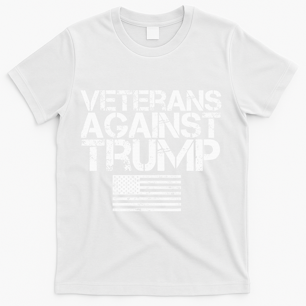 Veterans Against Trump  T-Shirt - White