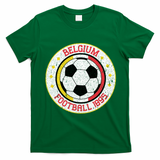 Vintage Belgium Football 1895 Soccer T-Shirt - Irish Green