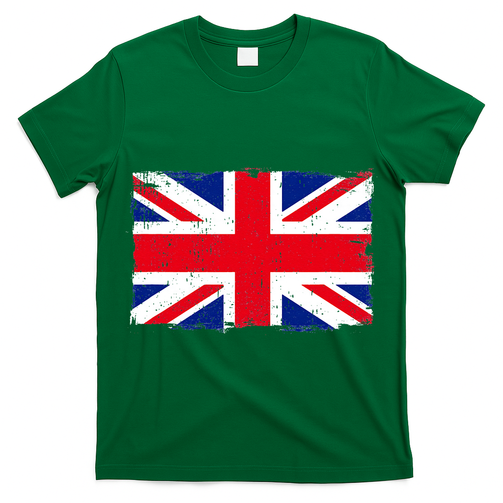 Vintage British Flag Heritage Distressed T-Shirt