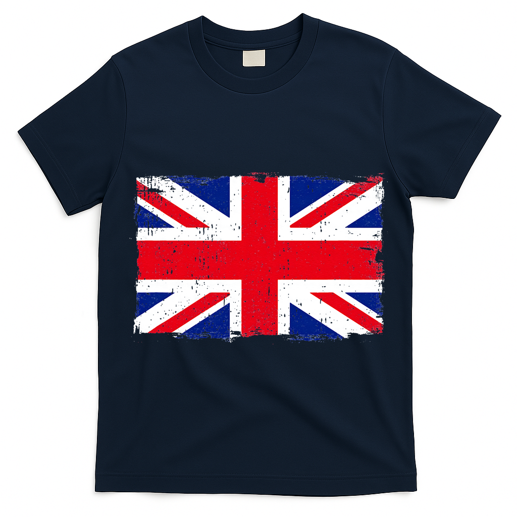 Vintage British Flag Heritage Distressed T-Shirt