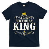 Vintage Birthday King T-Shirt - Navy