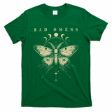 Vintage Bad Music Rock 90s Moth And Moons Vaporware Omens T-Shirt
