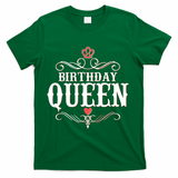 Vintage Birthday Queen T-Shirt - Green