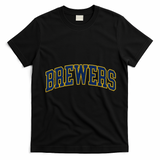 Vintage Brewers Retro Classic Sports Fan Gift T-Shirt - Black