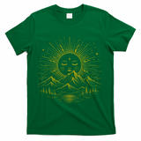 Vintage Boho Sun T-Shirt - Green
