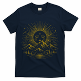 Vintage Boho Sun T-Shirt - Navy