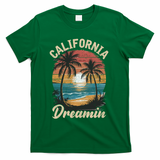 Vintage California Dreamin T-Shirt - Green