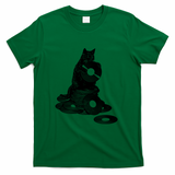 Vinyl Cat Retro Music by Tobe Fonseca - Green