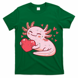 Valentines Day Axolotl Heart Cute  T-Shirt