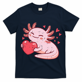 Valentines Day Axolotl Heart Cute  T-Shirt