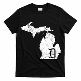 Vintage Detroit, Michigan Old English D T-Shirt