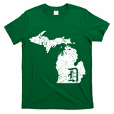 Vintage Detroit, Michigan Old English D T-Shirt